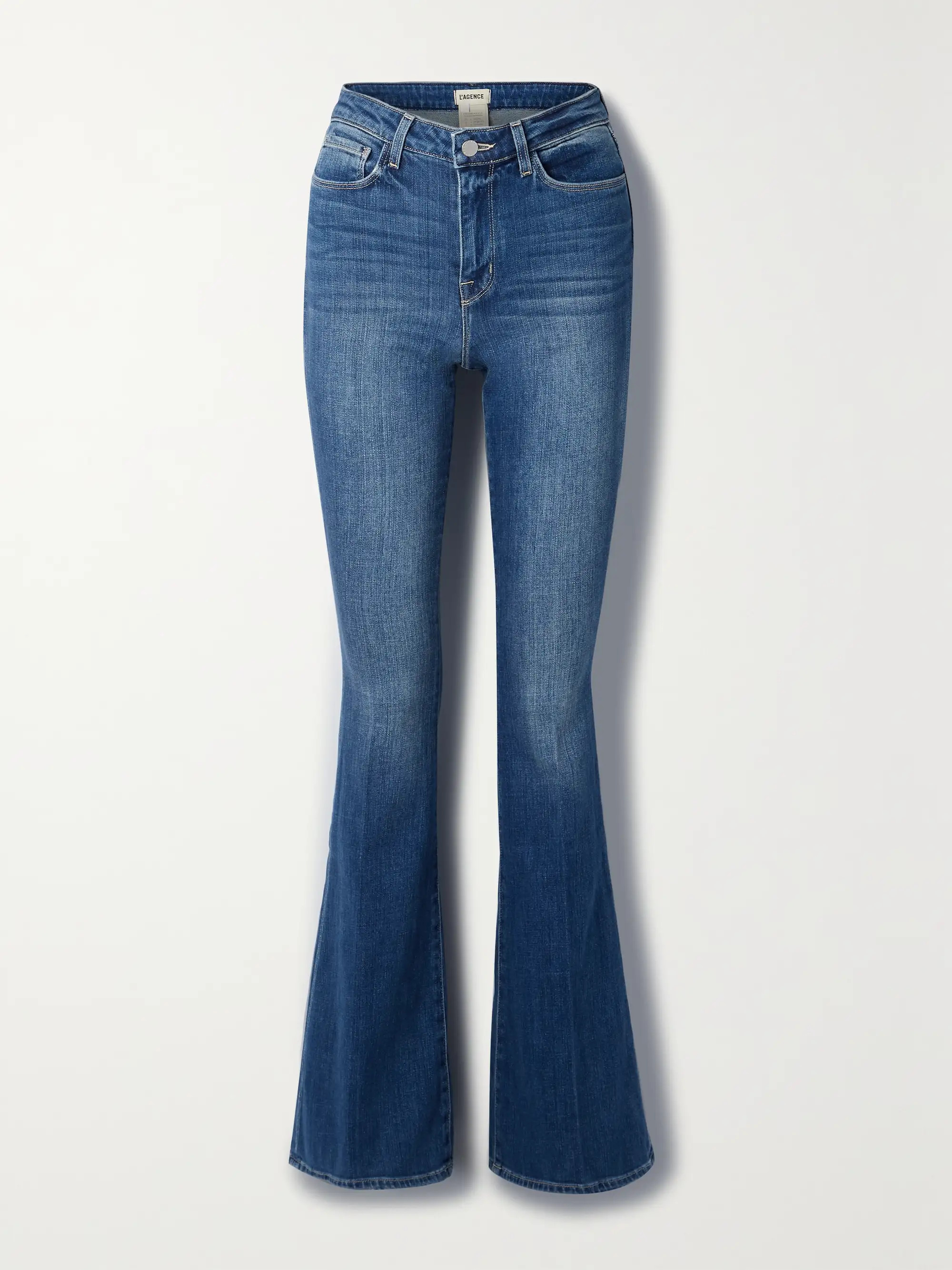 Bell high-rise flared jeans | NET-A-PORTER (US)