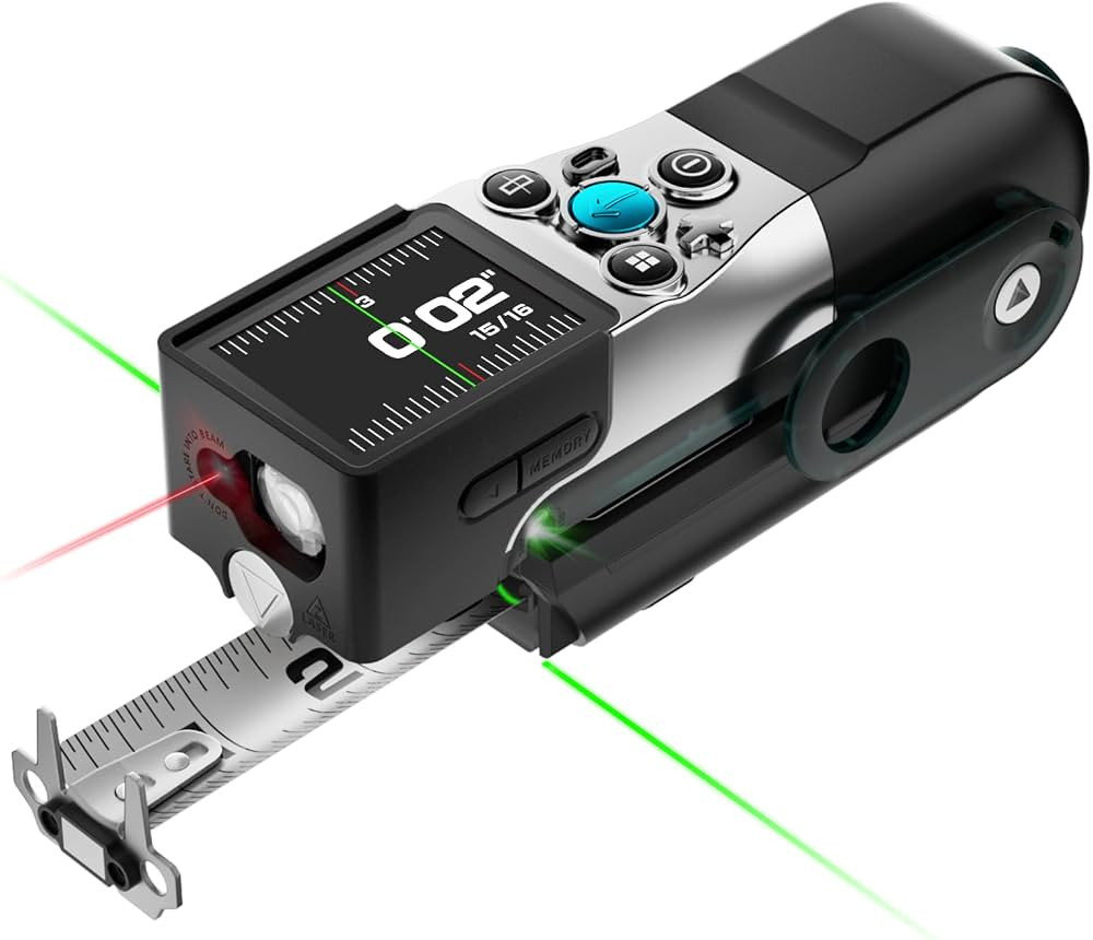 MiLESEEY XTAPE1 Digital Tape Measure with Laser,Professional Accurate Tape Measuring Tool with In... | Amazon (US)
