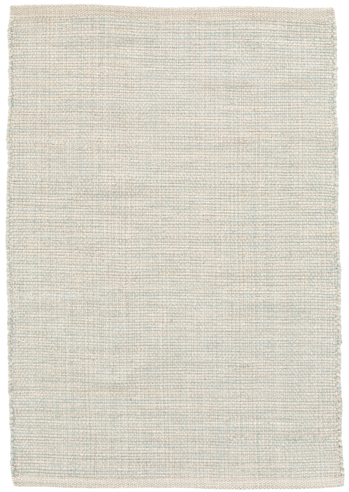 Marled Light Blue Woven Cotton Rug | Dash &amp; Albert | Annie Selke