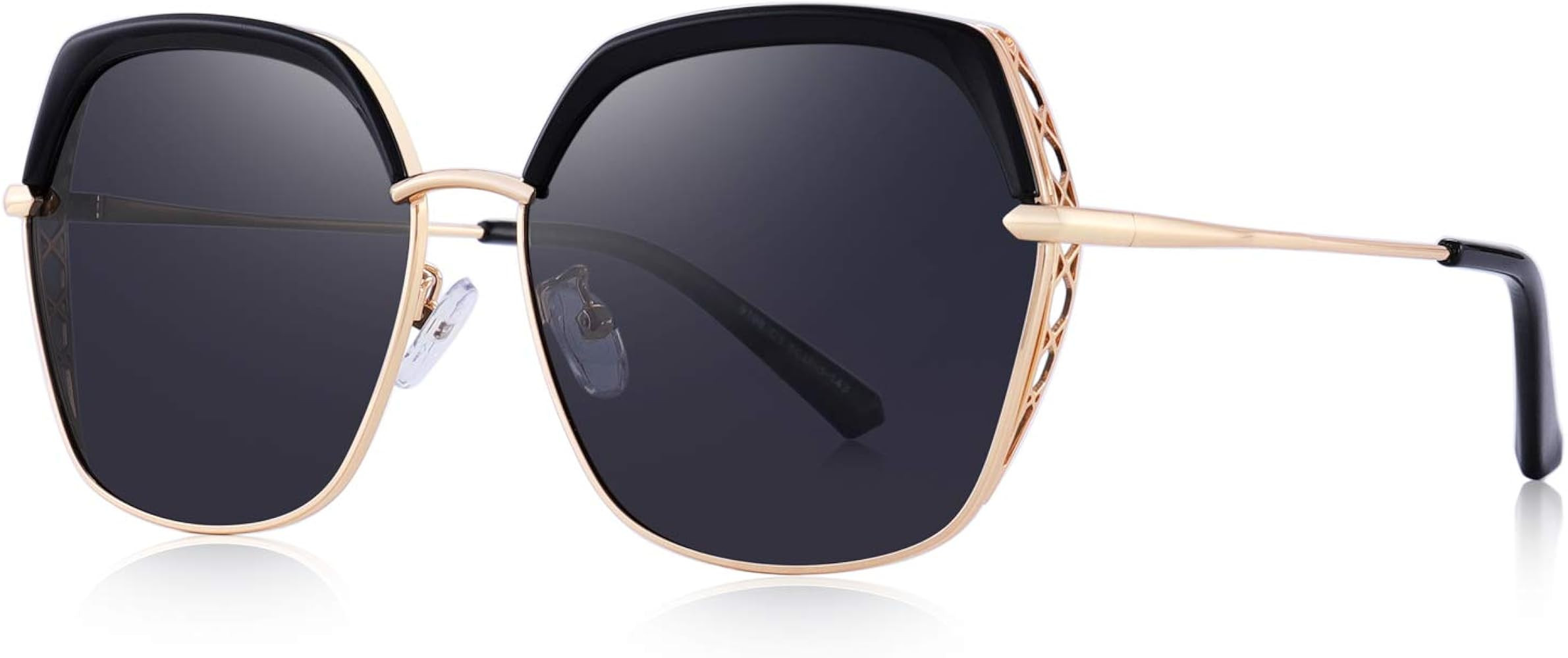 OLIEYE Classic Women's Polarized Sunglasses for Women Mirrored Lens | Amazon (US)