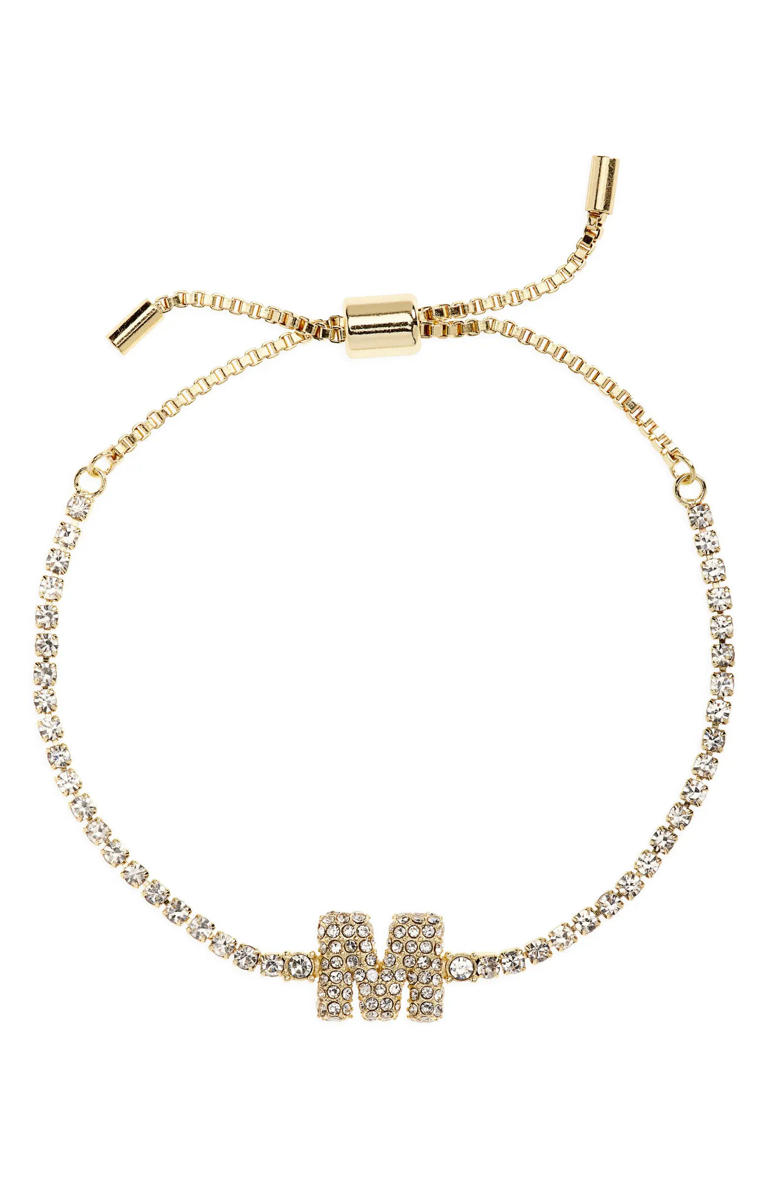 Initial Tennis Slider Bracelet | Nordstrom