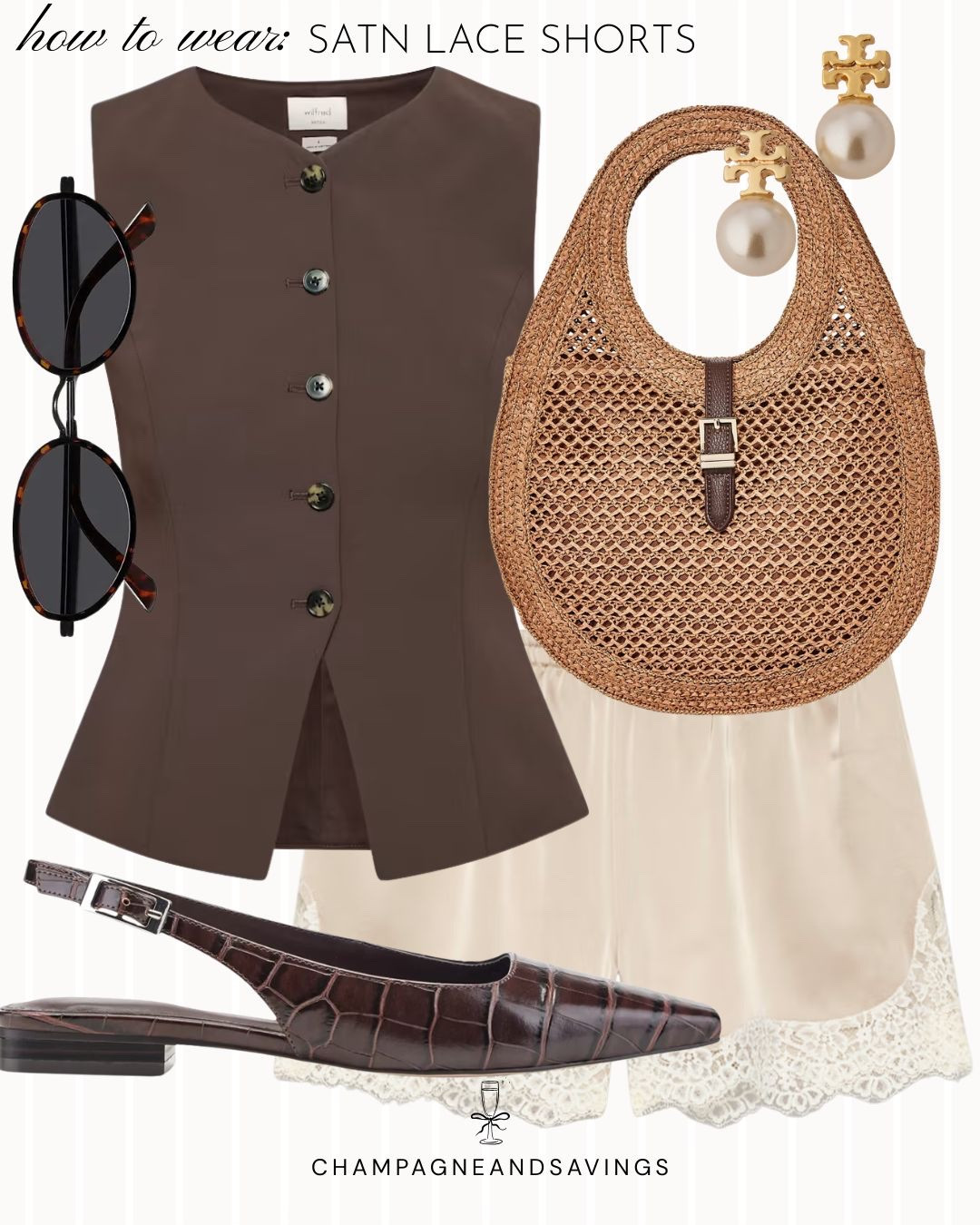 Satin shorts outfit

#LTKootd