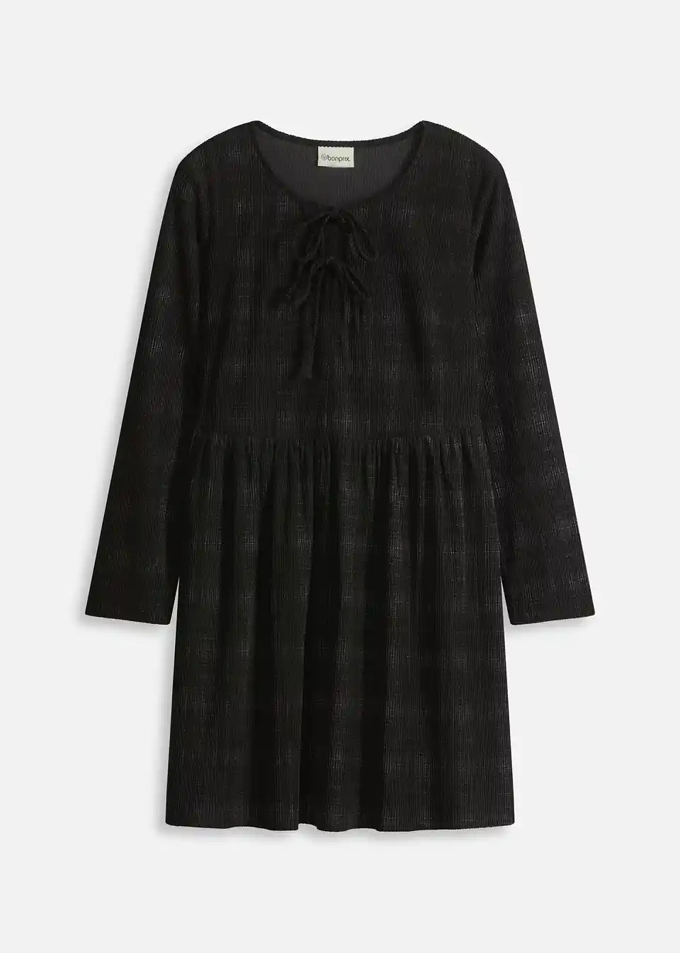 Kurzes Cord-Kleid mit Karomuster | Bonprix DE