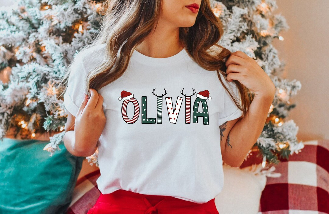 Custom Name Christmas Shirts Christmas Gifts Christmas Crew - Etsy | Etsy (US)