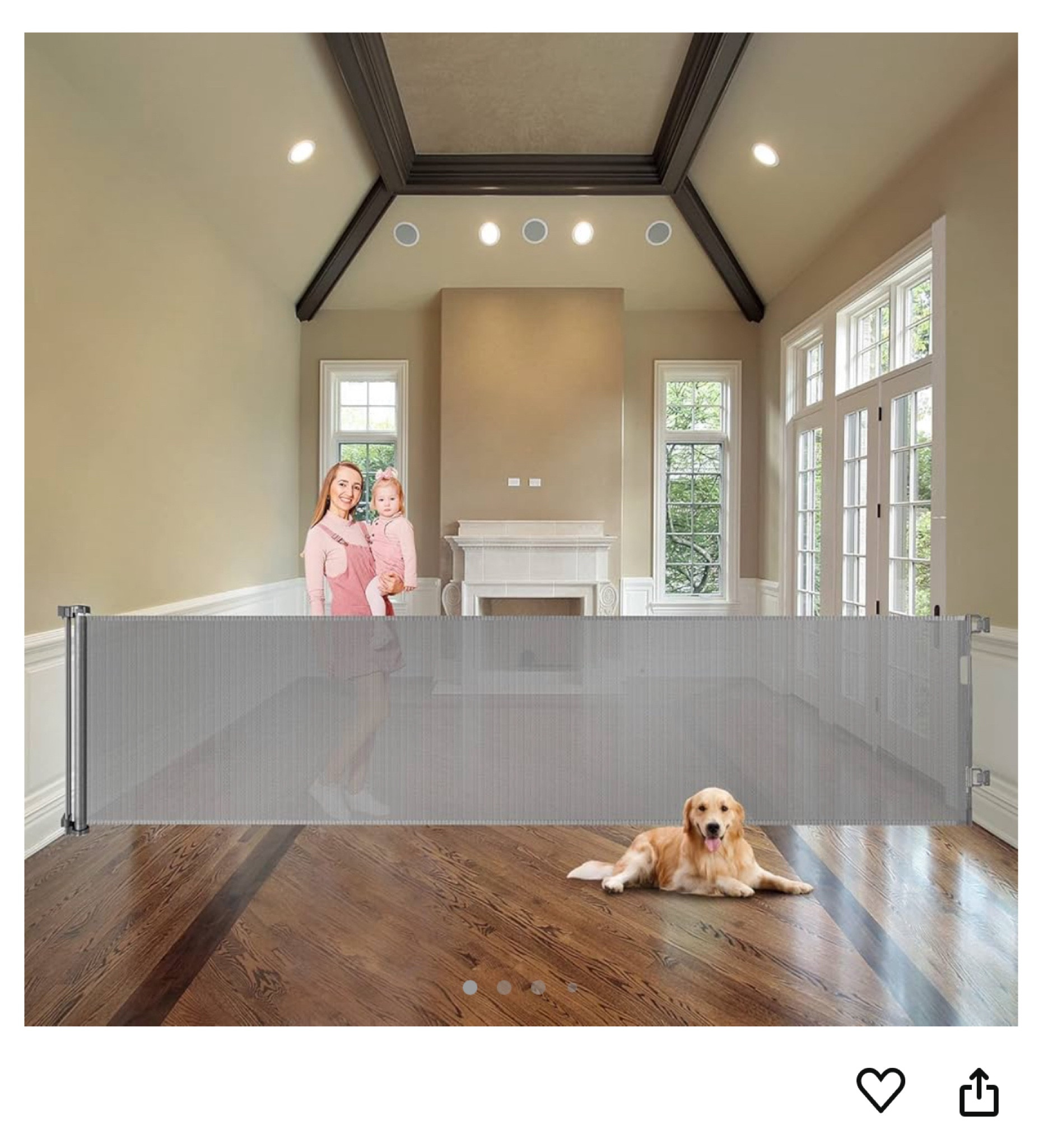 Baby gates for kitchen and wide areas 