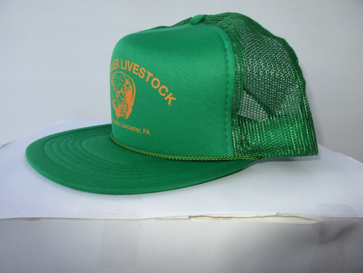 Vintage Rare NOS Lancaster PA Stock Yards CB Diller Livestock Truckers Hat Cap 7 | eBay US