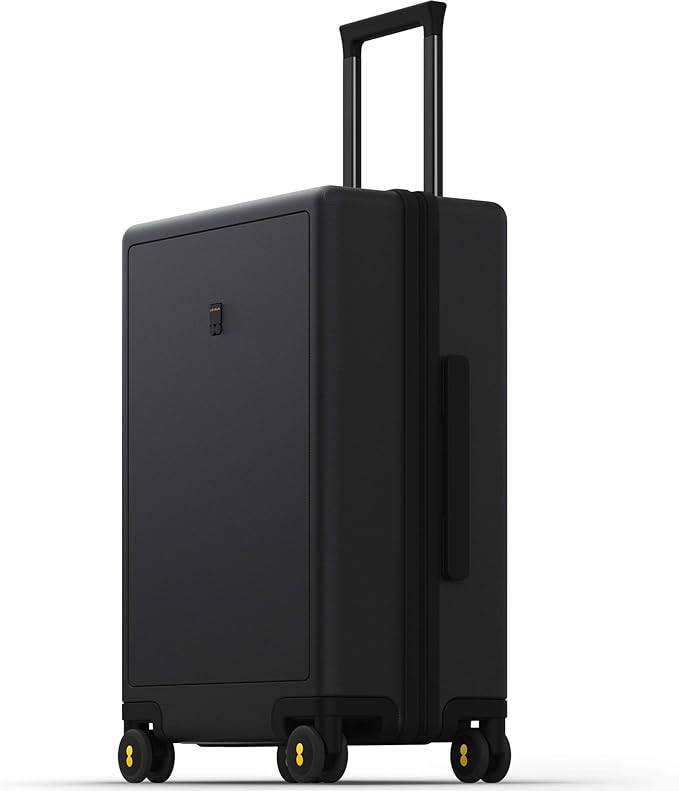LEVEL8 Large Suitcase with Wheels, Checked Luggage, Lightweight Luminous Textured Tsa Approved Me... | Amazon (US)