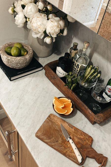 Bar styling for the perfect martini creation. 

#LTKhome