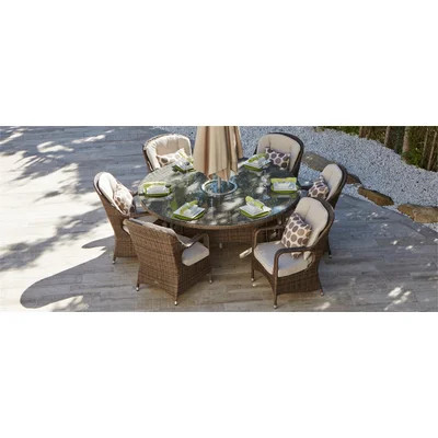 Midbury 6 - Person Dining Set with Cushions | Wayfair North America