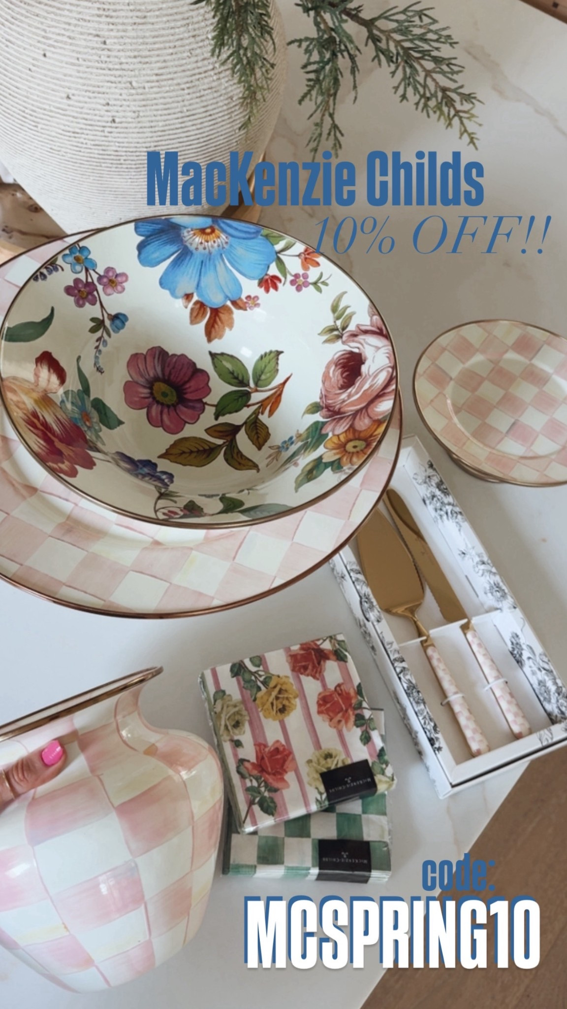 Did you know MacKenzie Childs is on Amazon!!?? And I have a code for 10% off, just in time for Mother’s Day!
Code: MCSPRING10 🎉



#LTKMothersDay #LTKOver40 #LTKHome