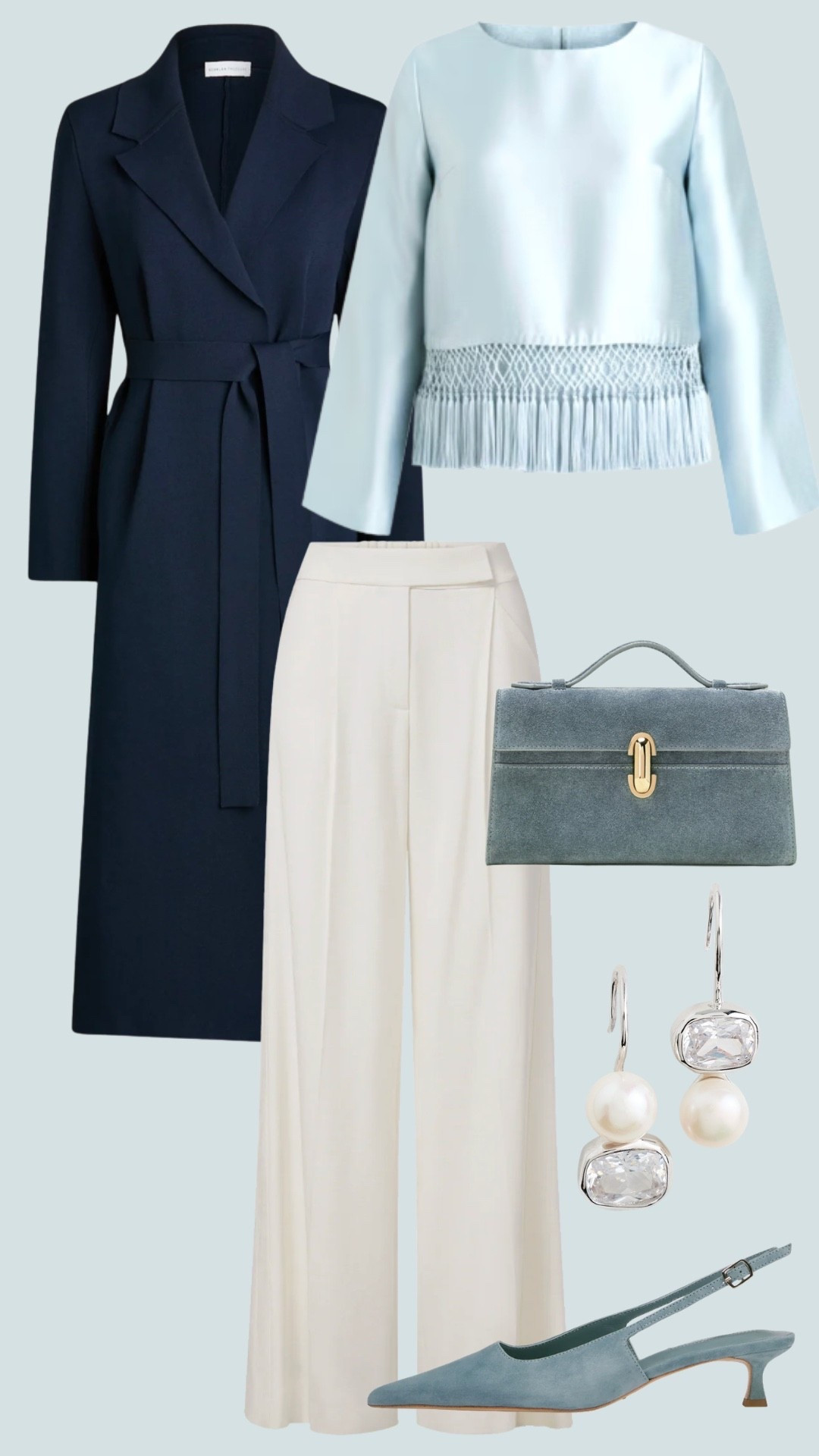 


spring outfit, white trousers, navy trench coat, spring event outfit, dressy spring outfit 

#LTKSeasonal #LTKootd