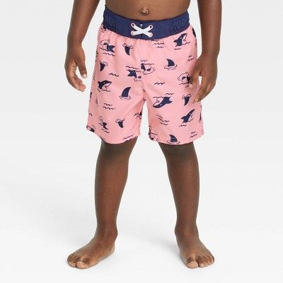Toddler Boys' Sharks Swim Shorts - Cat & Jack™ Pink | Target