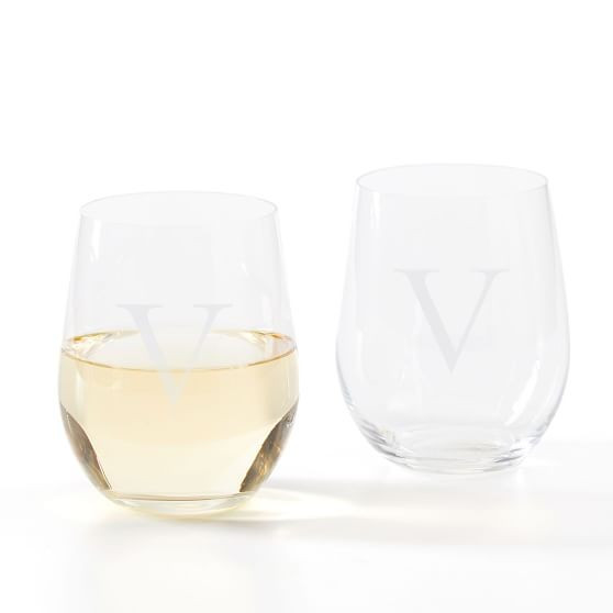 Riedel "O" Stemless Chardonnay Wine Glass, Set of 2 | Mark and Graham
