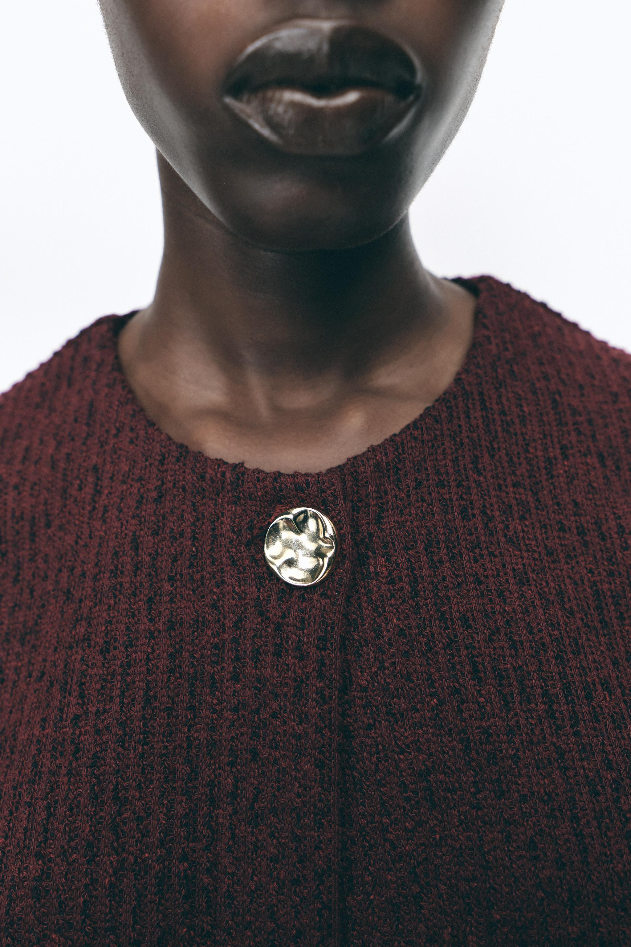 TEXTURED WEAVE VEST TOP WITH BUTTONS | Zara US