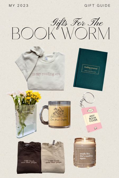 Gift ideas for the BOOK WORM.

Gift guide • Etsy finds • books • journal • candles • stocking stuffers 

#LTKCyberWeek #LTKHoliday #LTKGiftGuide
