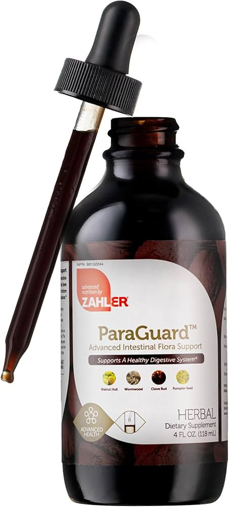 Zahler - ParaGuard Liquid Drops - Gut Health Supplement - Formula has Wormwood, Garlic Bulb, Pump... | Amazon (US)