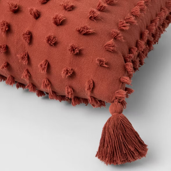 Euro Clipped Tassel Decorative Throw Pillow - Opalhouse™ | Target