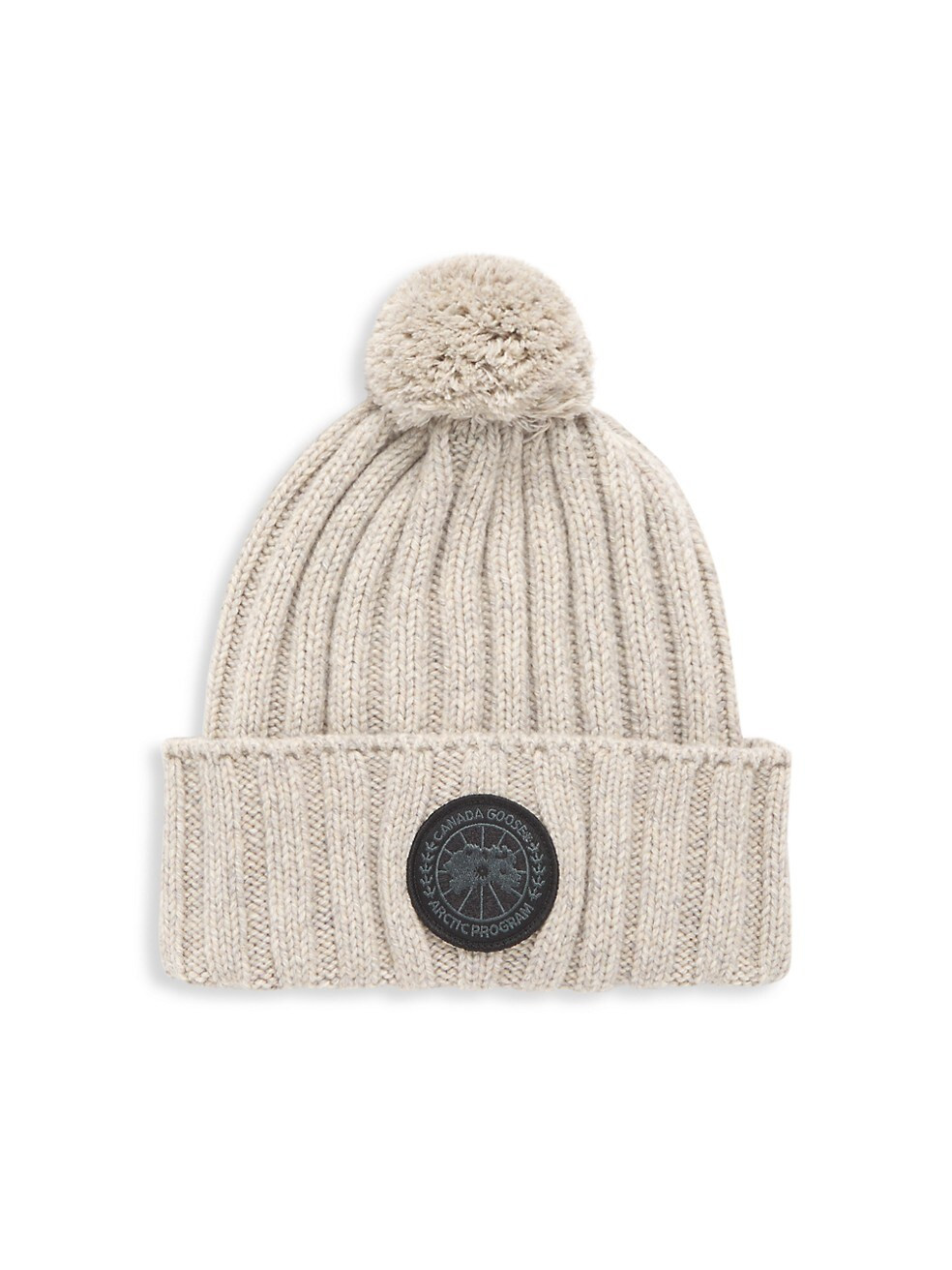 Canada Goose Ribbed Cashmere Pom-Pom Beanie | Saks Fifth Avenue
