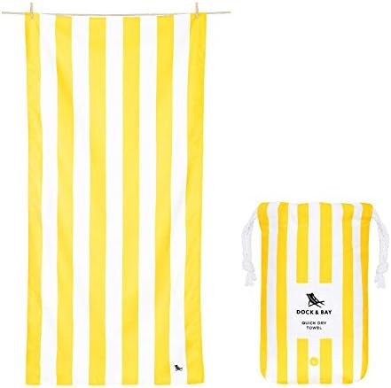 Dock & Bay Beach Towel - For Travel, Swimming, Camping, Holiday - Super Absorbent, Quick Dry, San... | Amazon (UK)