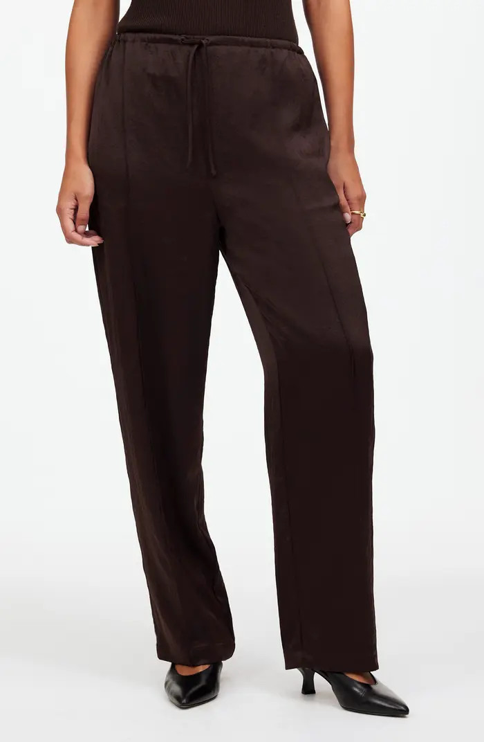 Pintuck Slim Pull-On Pants | Nordstrom