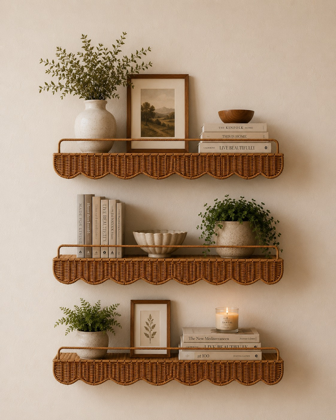 Came across these unique woven rattan shelves and I'm in love! Comes in 24” and 30” sizes to choose from. Instantly creates an eye-catching moment on an empty wall. 

Easy wall decor ideas | wall shelf | wall decor 

 #LTKHome