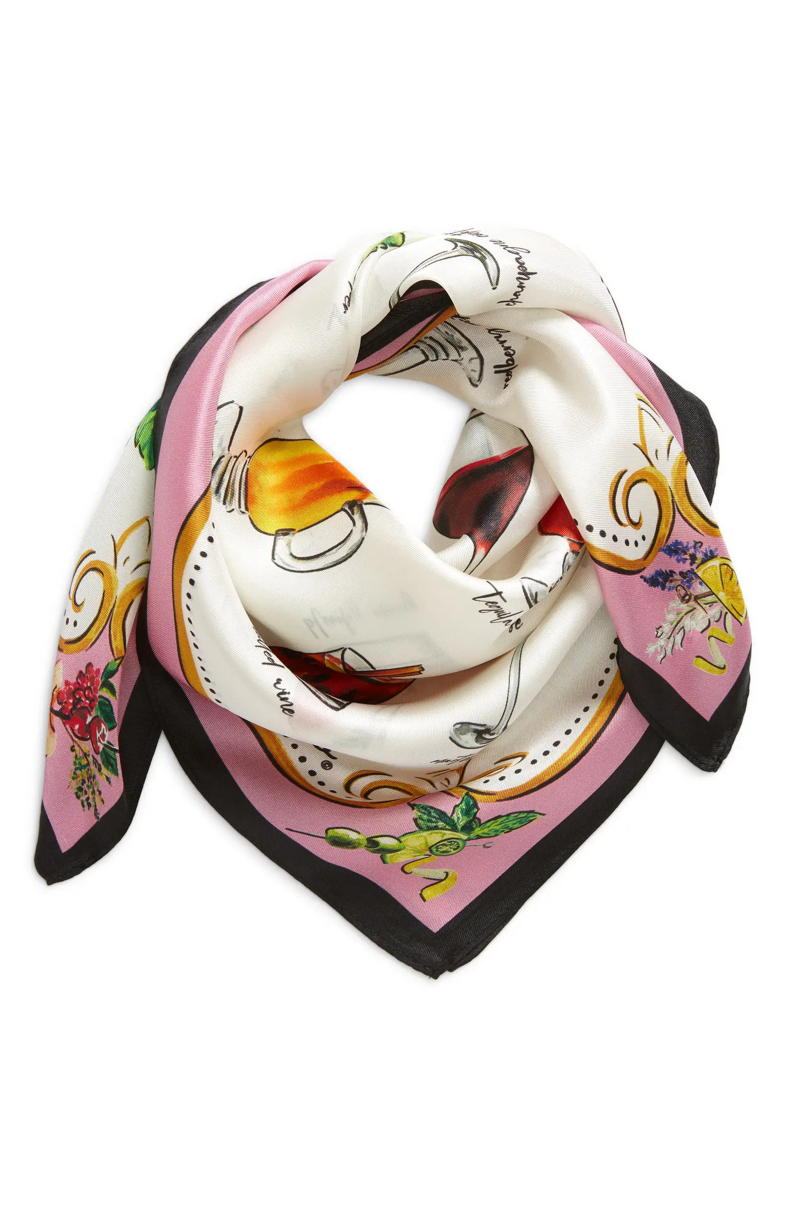 Echo Cocktail Hour Silk Square Scarf | Nordstrom | Nordstrom