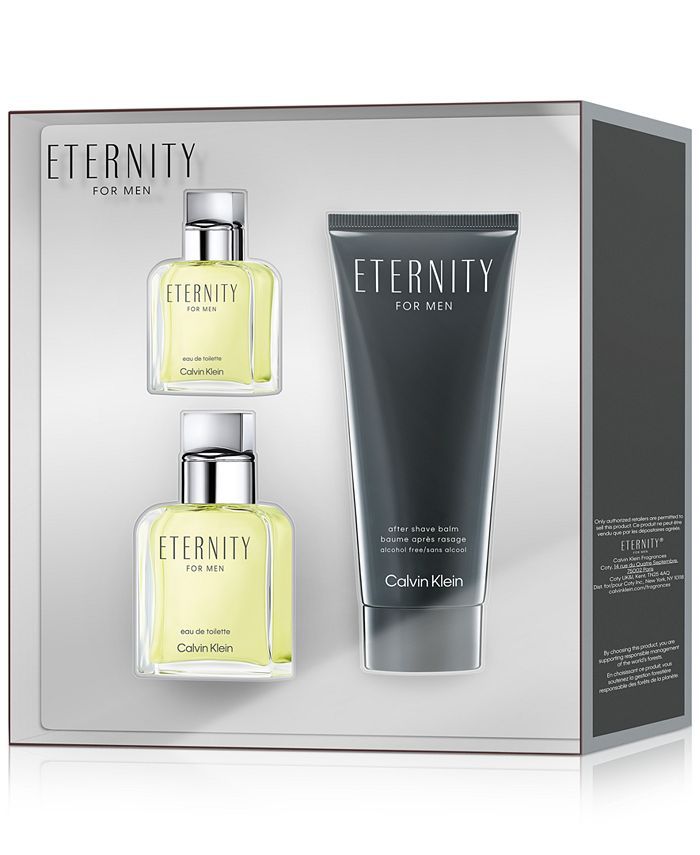 Calvin Klein Men's 3-Pc. Eternity Eau de Toilette Gift Set & Reviews - Perfume - Beauty - Macy's | Macys (US)