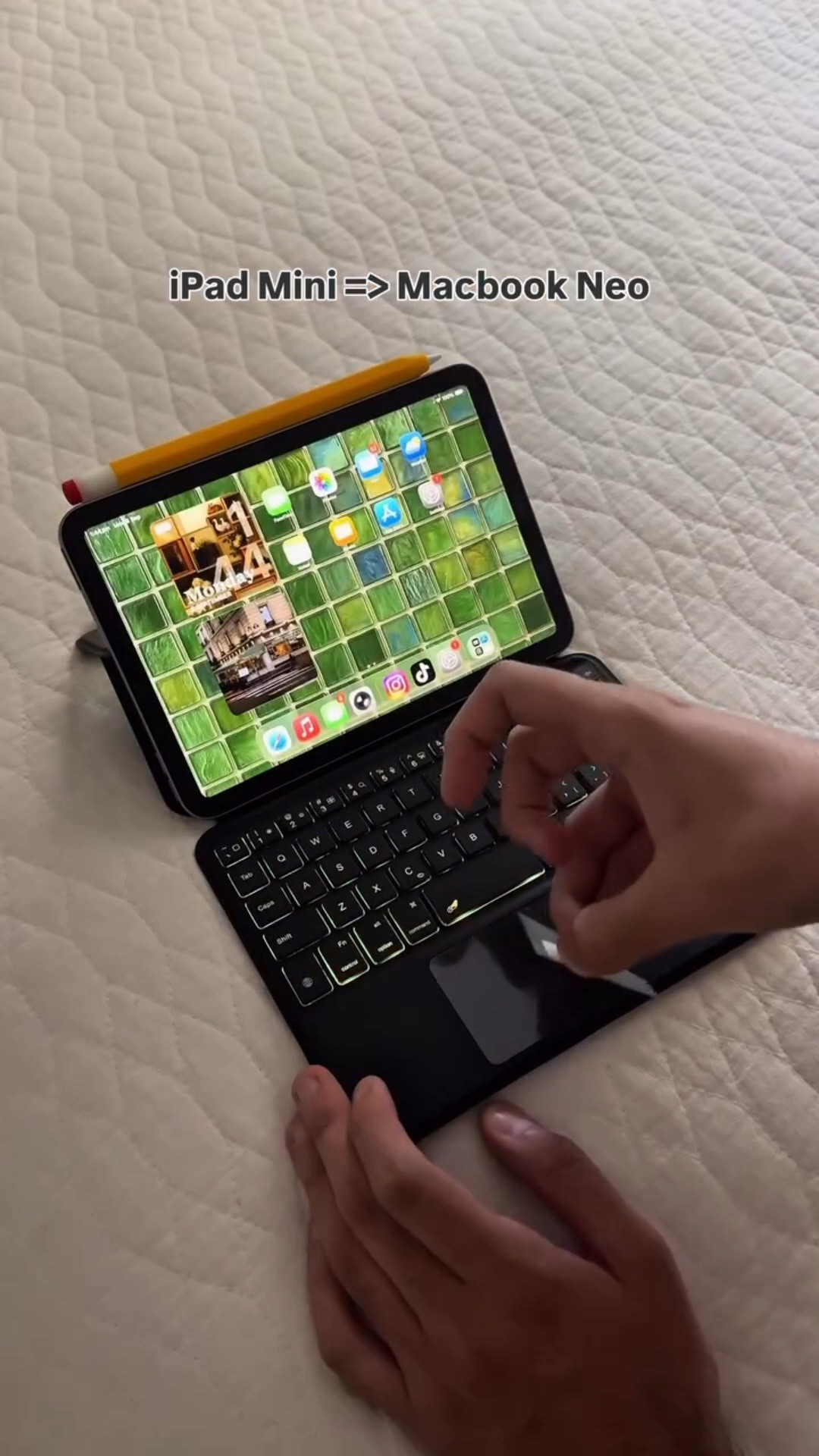 iPad w keyboard or MacBook Neo???

#ipad #ipadmini #ipadmini7 #macbook #macbookneo