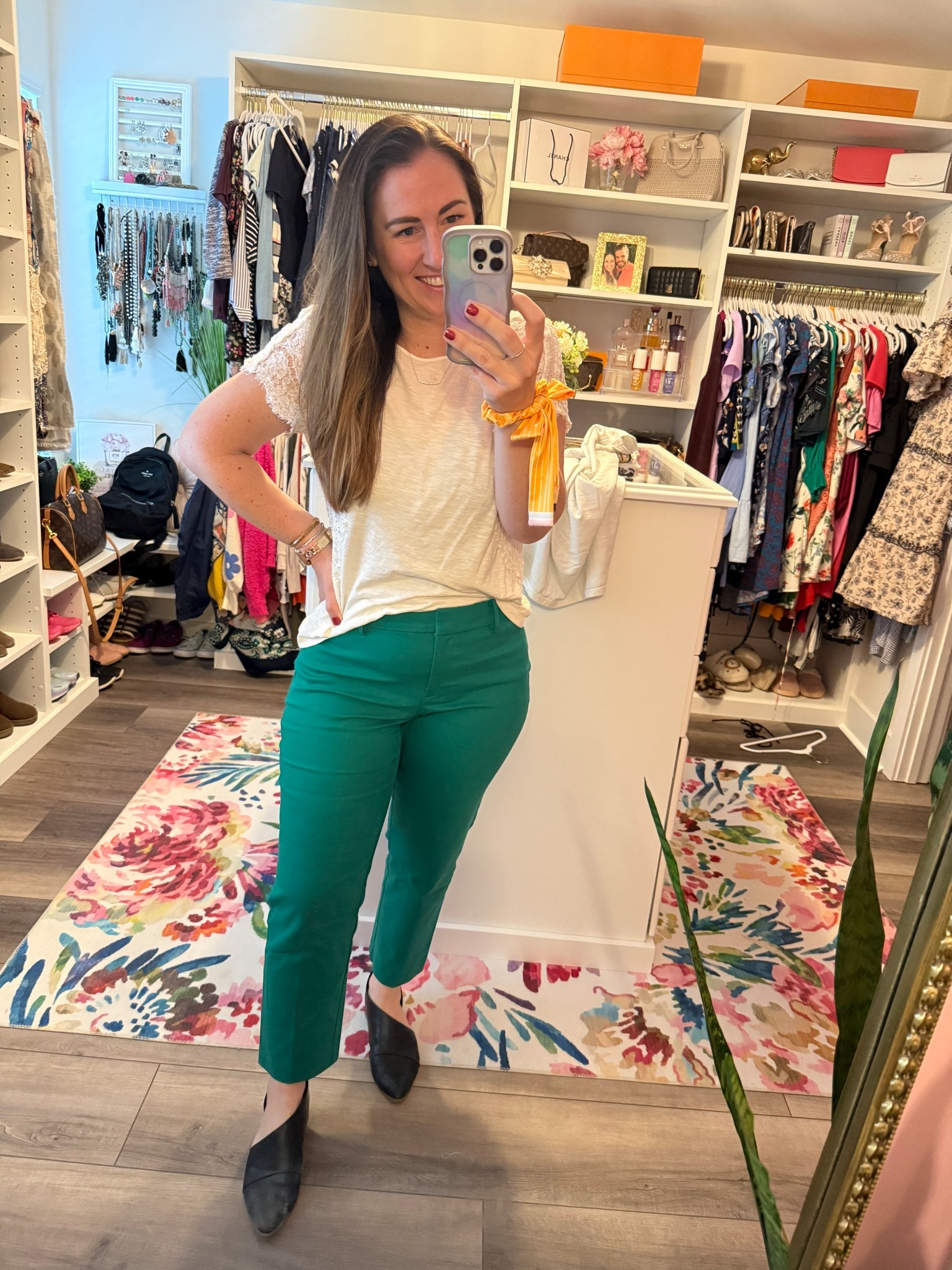 OOTD teacher pants that rock! @loft 