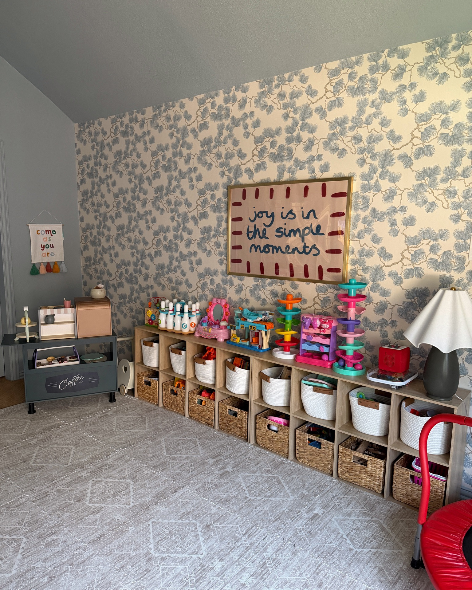 Colorful and fun playroom! 💙🩷✨🪀🪁 A year later… 

Toy storage system, playroom storage, kids area

#LTKmomlife #LTKKids
