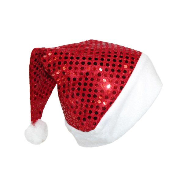 Jacobson Hat Company  Sequin Santa Holiday Novelty Hat (Women's) | Walmart (US)