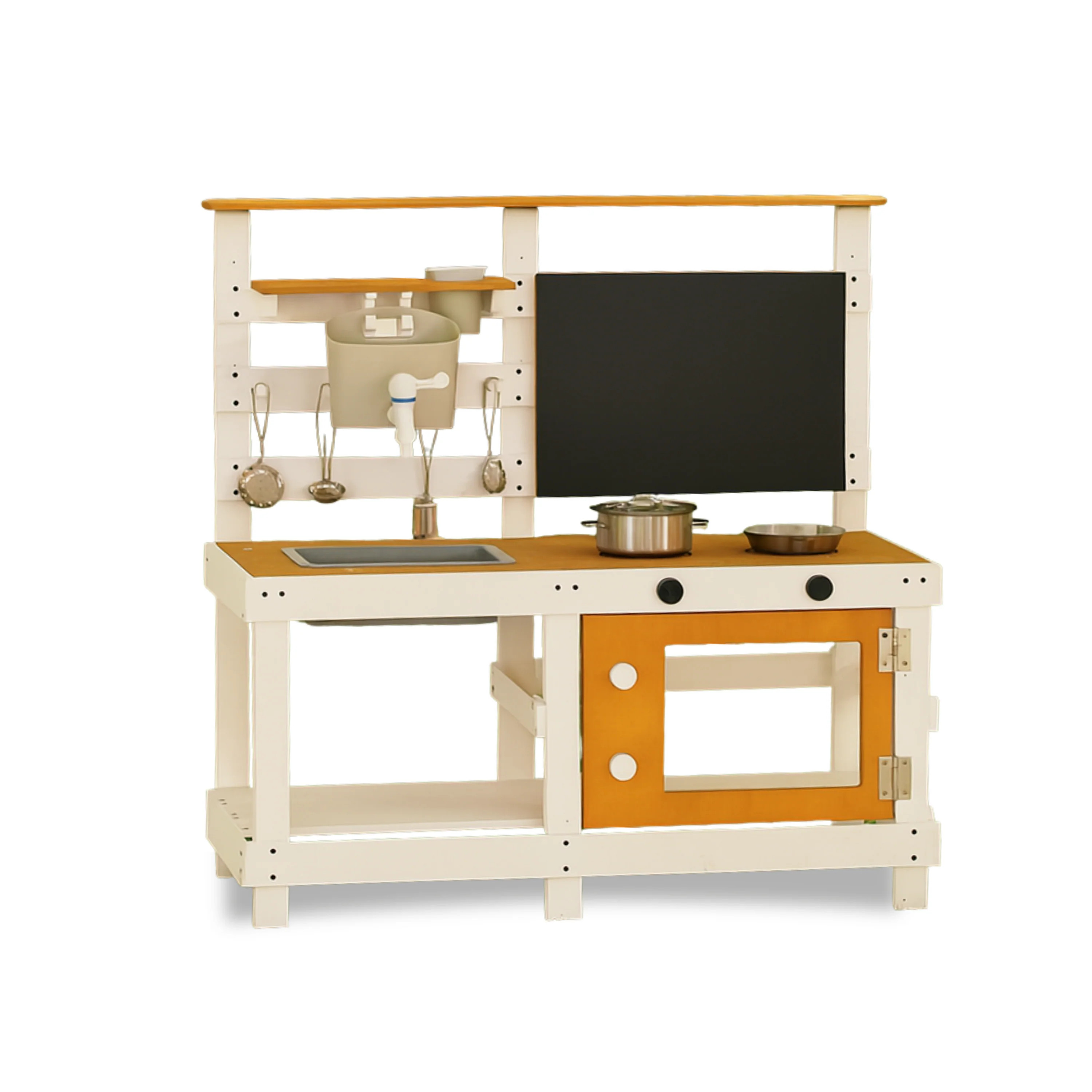 Avenlur Woodland Mud Kitchen – Montessori Wooden Outdoor Play Kitchen for Kids | Avenlur