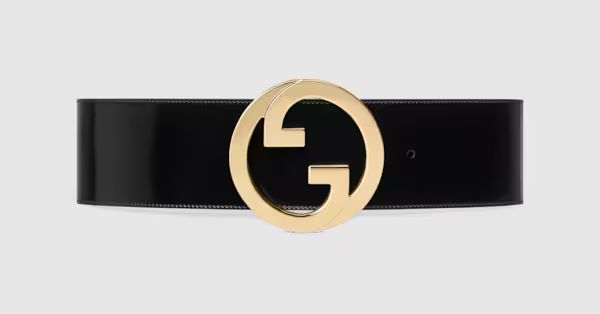 Gucci - Gucci Blondie wide patent belt | Gucci (US)