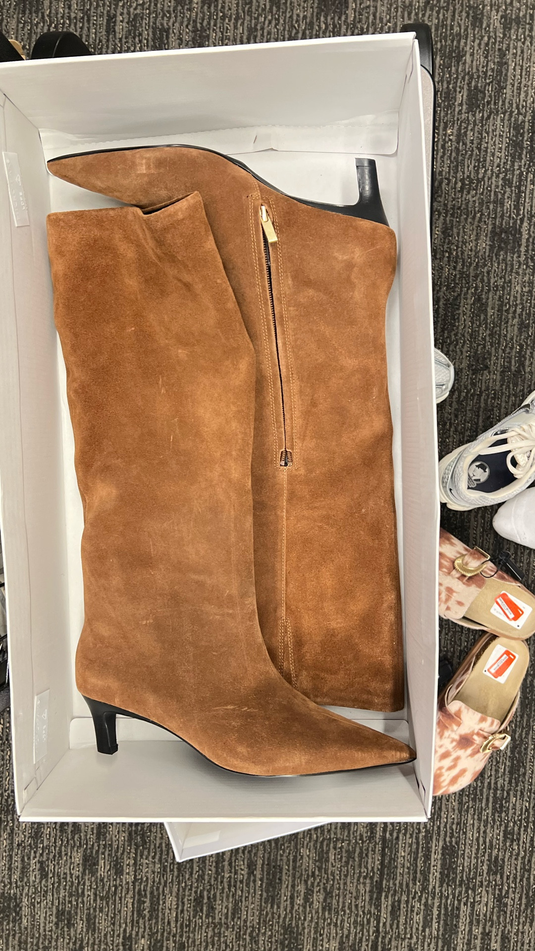 Great shoe sale at Nordstrom Rack. These boots were only $49!  #shoesale 