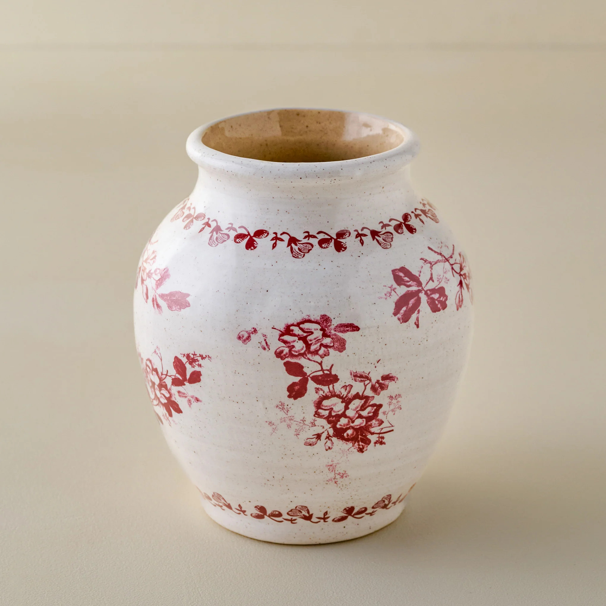 Heirloom Garden Ceramic Vase | Magnolia