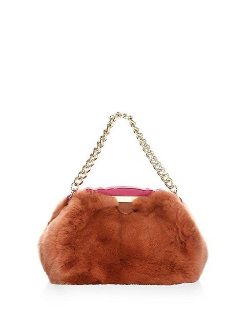 Edie Parker Aliza Rabbit Fur Top Handle Bag on SALE | Saks OFF 5TH | Saks Fifth Avenue OFF 5TH