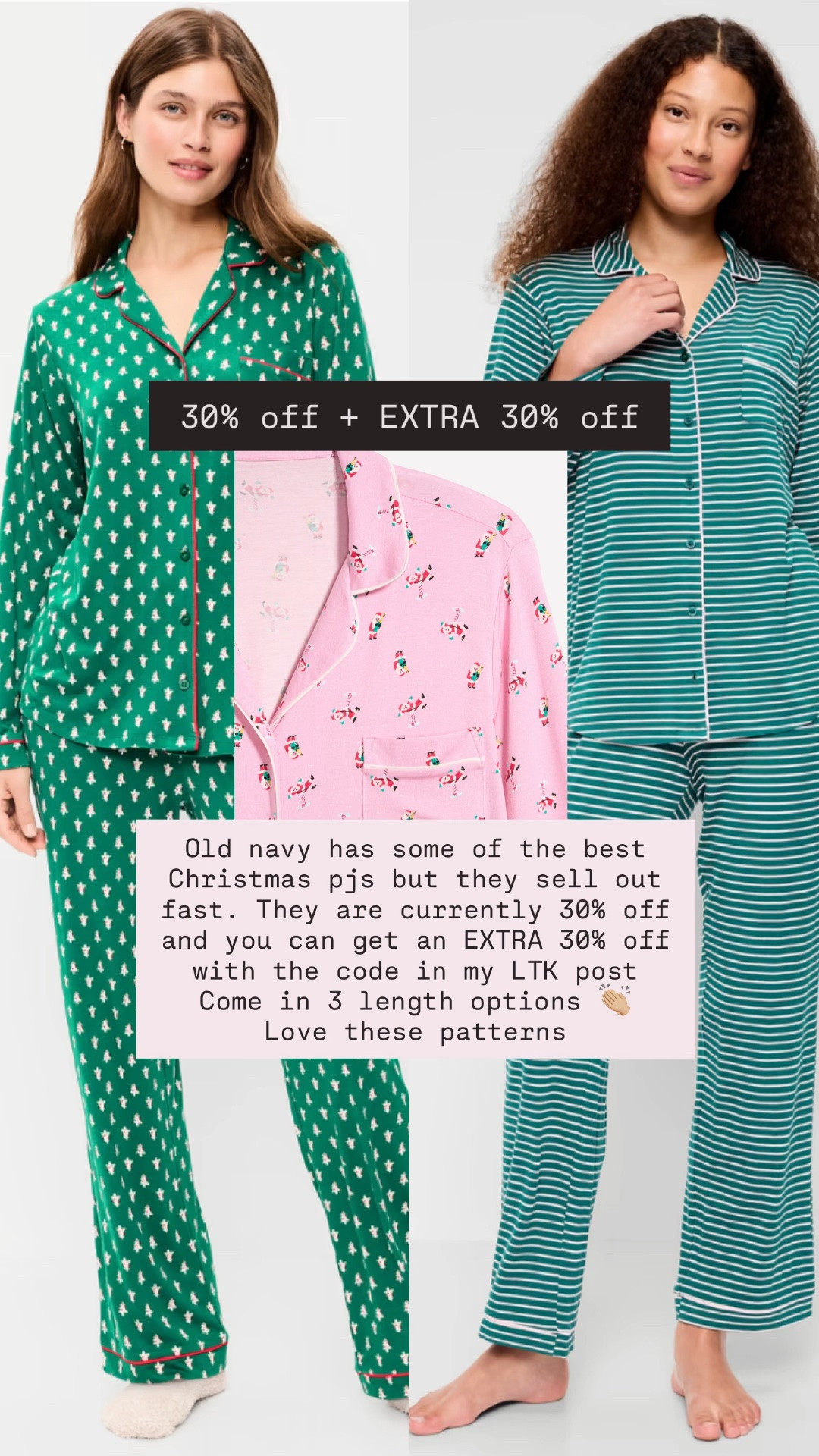 Use code EXTRA 
to make these $25!

Come in three length options and lots of patterns ￼

#LTKSaleAlert #LTKOver40 #LTKSeasonal