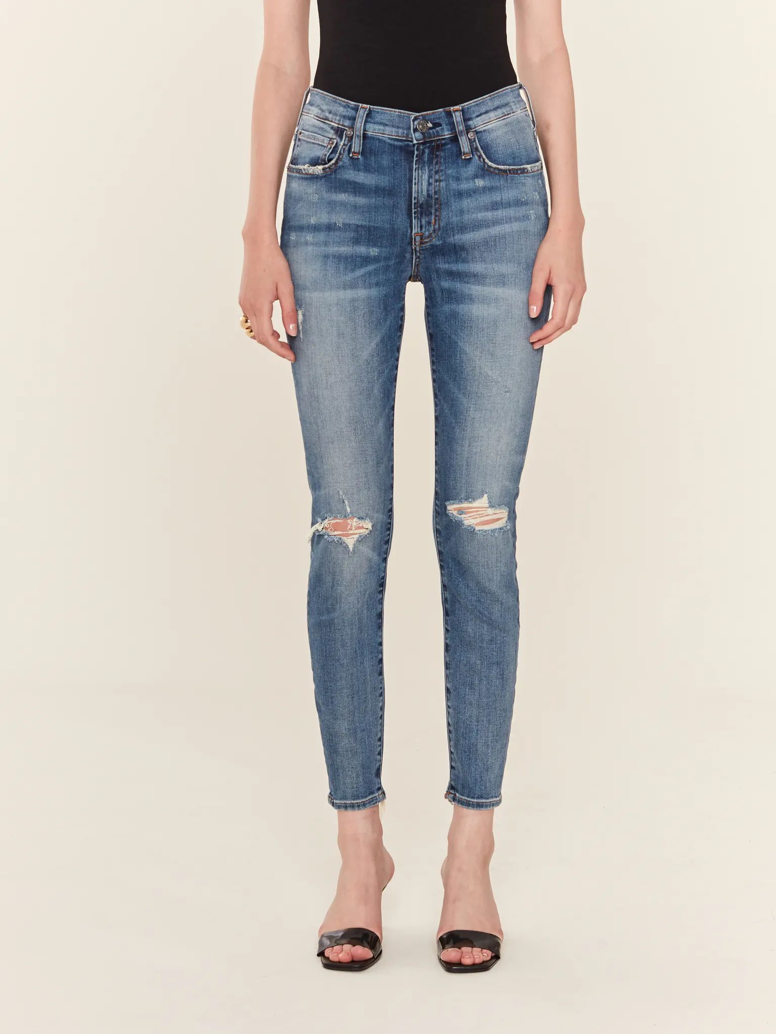 Pixie Deconstructed Skinny Jeans | Verishop