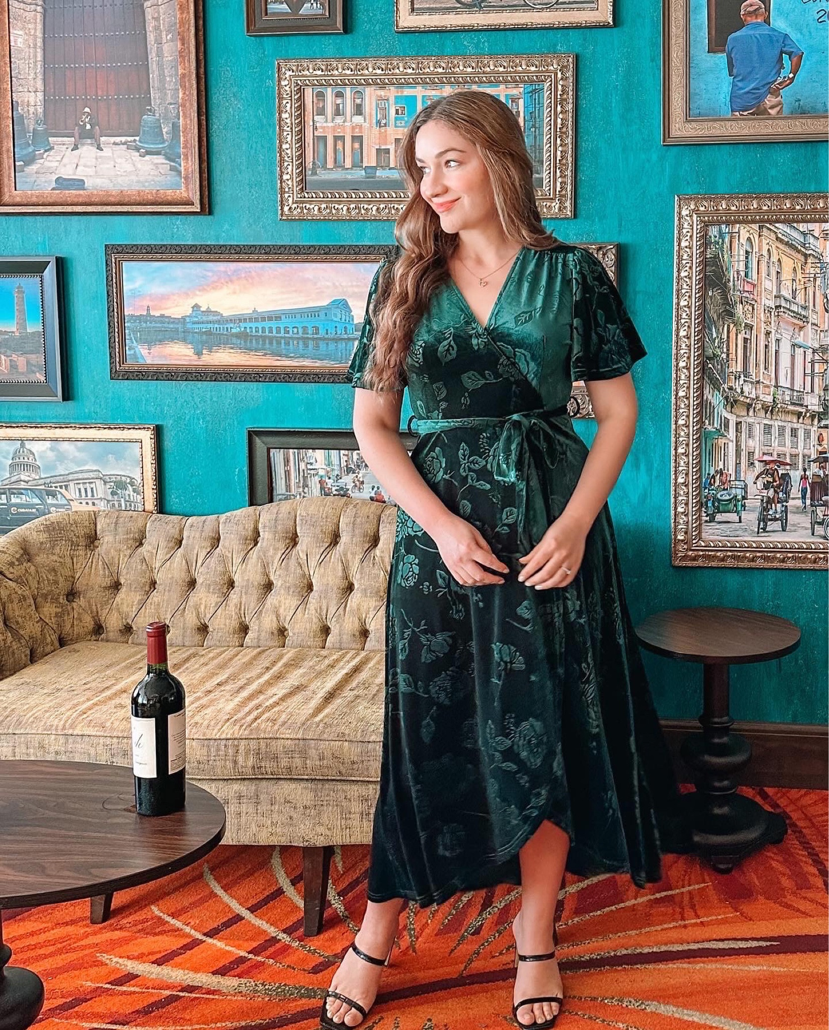 Tis almost the time for festive attire 🛎️✨Fit TTS. 
🔑 Holiday outfit, Holiday party, Work holiday party, cocktail dress, holiday dress, holiday party outfit, velvet dress 

#LTKSeasonal #LTKwedding #LTKHoliday