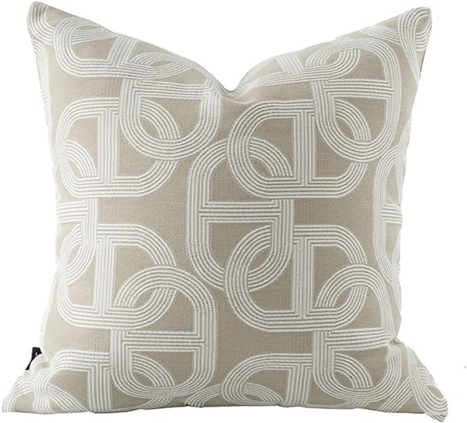 Croker Horse 18x18'' Inches Throw Pillow Cushion Cover - Pig Nose Pattern Chenille Jacquard Embro... | Amazon (US)