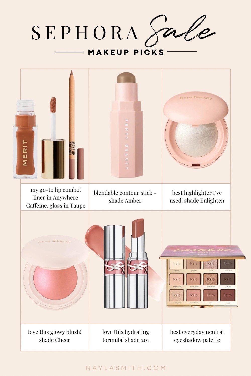 Sephora Sale makeup faves! My everyday lip combo, contour stick, powder highlighter and blush, everyday neutral eyeshadow palette


#LTKbeauty #LTKsale