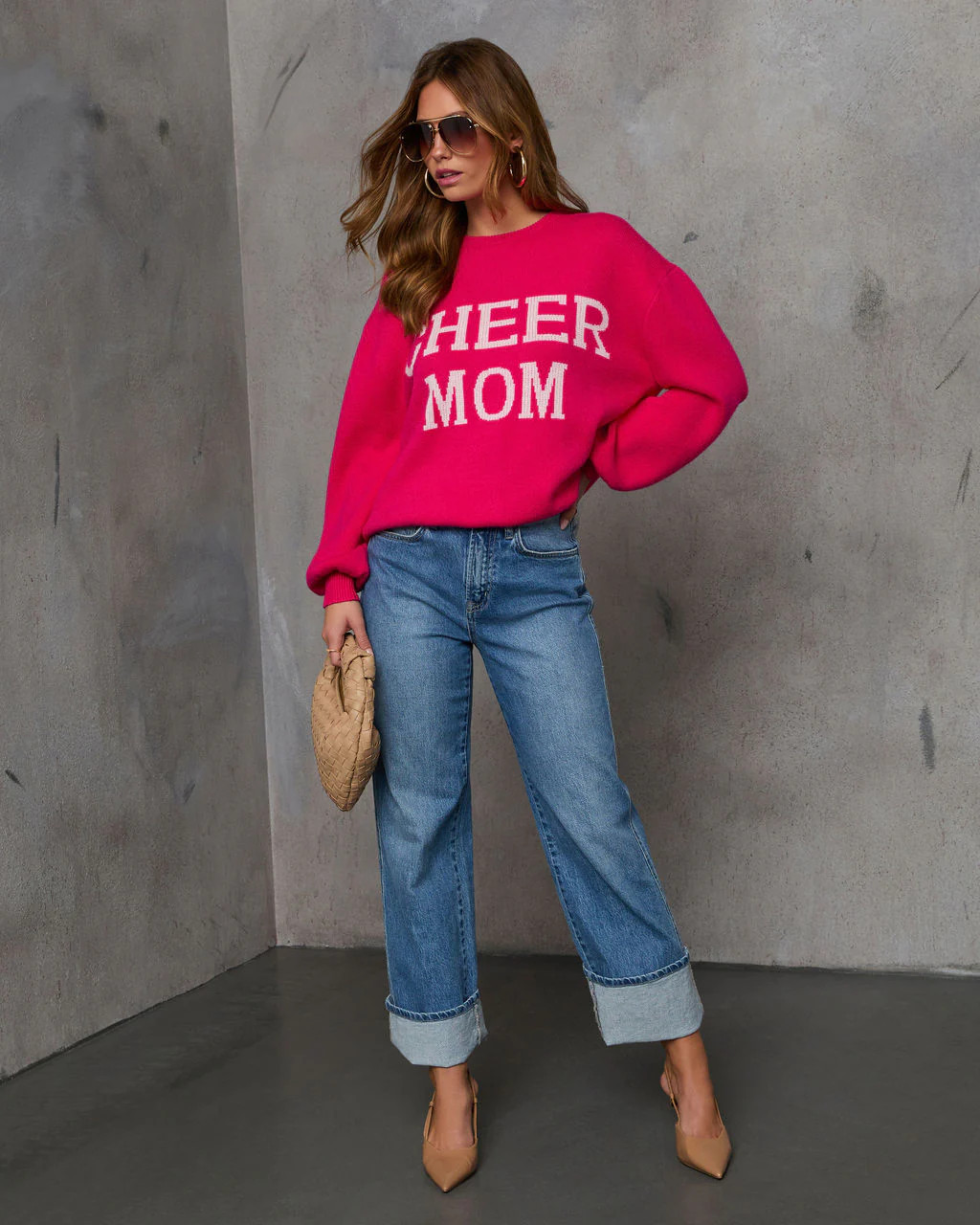 Cheer Mom Knit Pullover Sweater | VICI