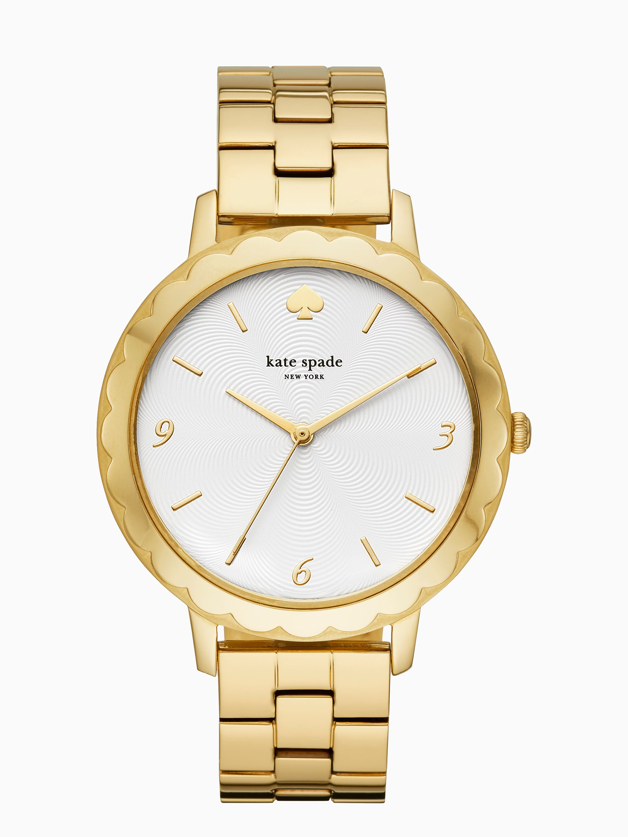 morningside scallop gold-tone bracelet watch | Kate Spade (US)