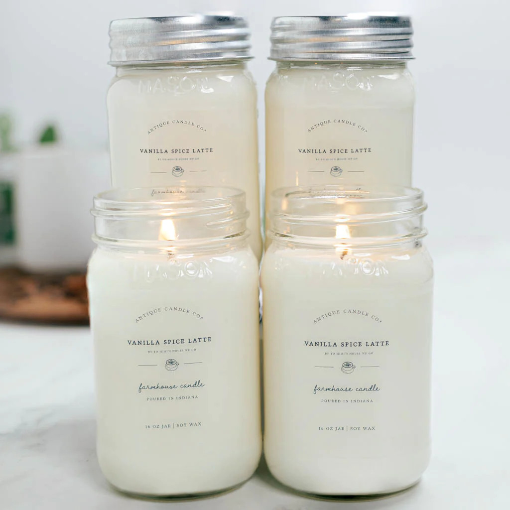 Vanilla Spice Latte by To Mimi's House We Go Bundle of Four | Antique Candle Co.