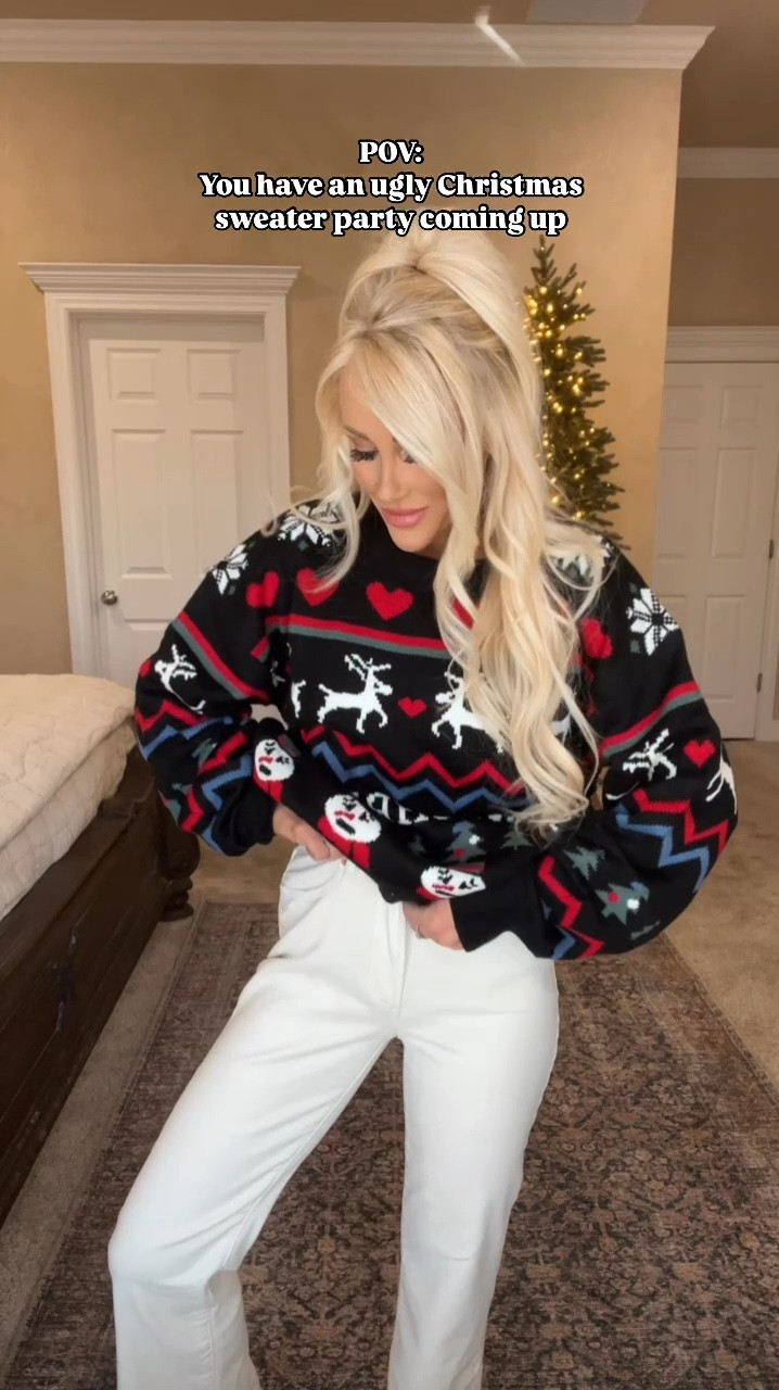 The cutest “ugly” Christmas sweaters🎅🏼 both under $40! Code: BritRey15 for 15% off the black sling back heels✨ #uglychristmassweater #holidayparty #blackheels

#LTKShoeCrush #LTKFindsUnder50 #LTKHoliday
