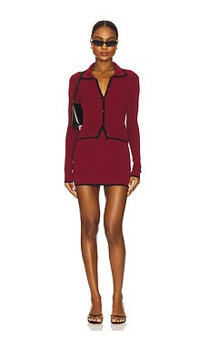 ALL THE WAYS Hollis Skirt Set in Burgundy from Revolve.com | Revolve Clothing (Global)