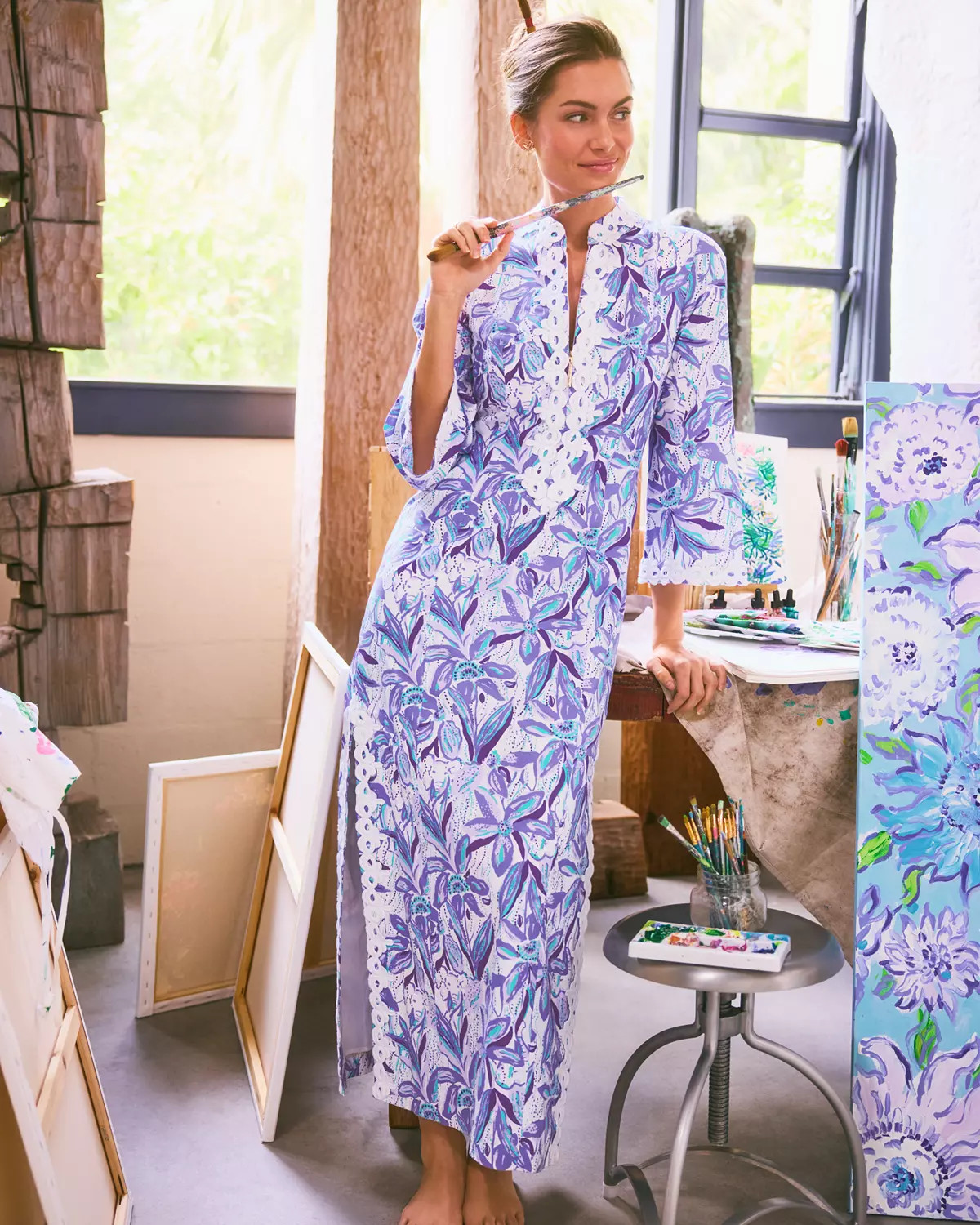 Shealyn Stretch Maxi Caftan | Lilly Pulitzer