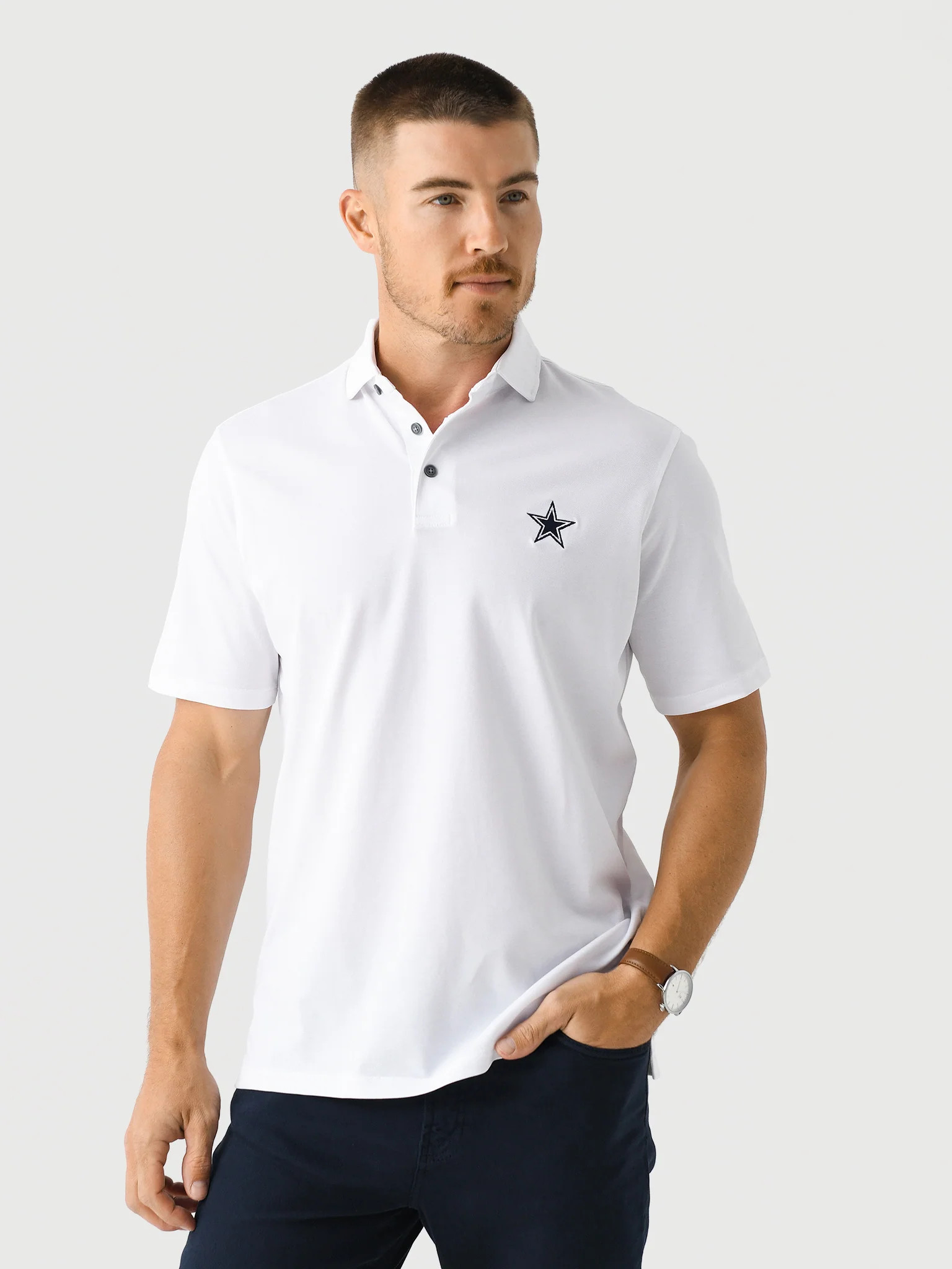 GREYSON
                      
                     Men's Dallas Cowboys Omaha Polo | Saint Bernard