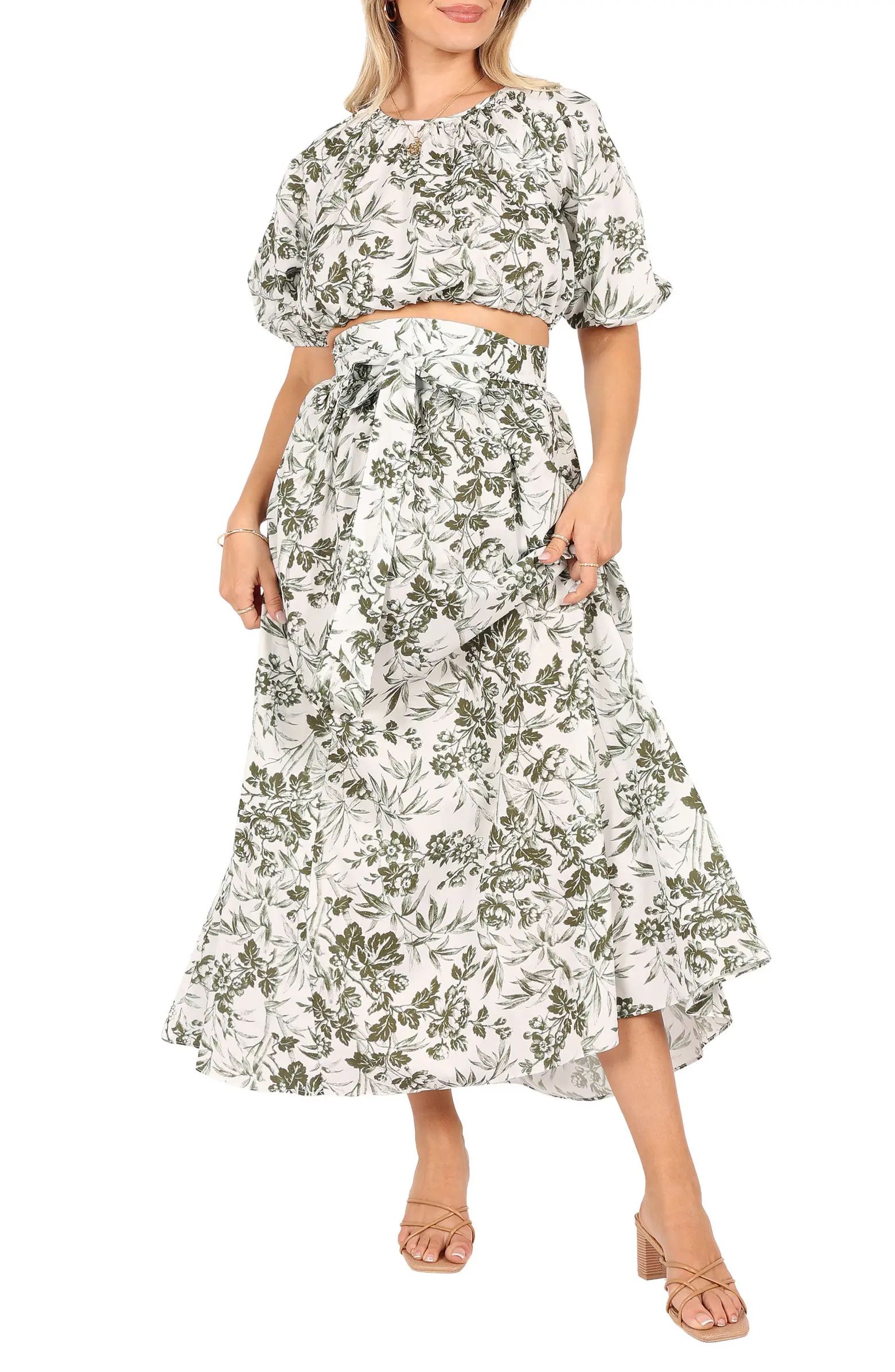 Delilah Print Crop Top & Maxi Skirt | Nordstrom