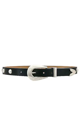 Larkin Belt in Black & Silver | Revolve Clothing (Global)